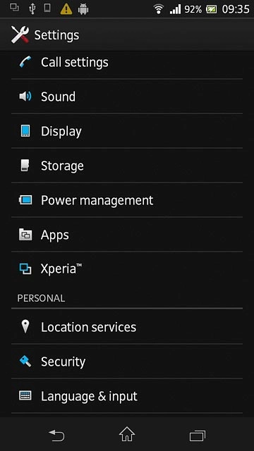Press Language & input.