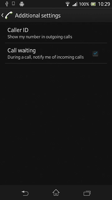 Press the home icon to return to the home screen.