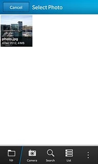 Go to the required folder.Press the required picture.