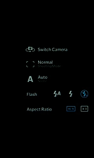 Press the flash icon.
