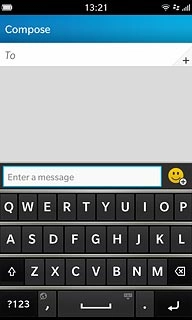 The following steps require that you're writing text and that the keypad is visible.