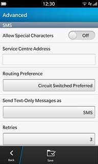 Press the drop down list below Send Text-Only Messages as.