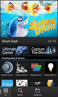 To search by category:Press Categories.Go to the required category.