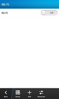 Press the indicator next to Wi-Fi to turn on the function.