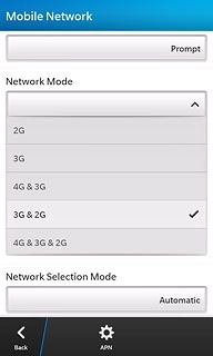 Press 3G, 2G, 3G & 2G or 4G & 3G & 2G.