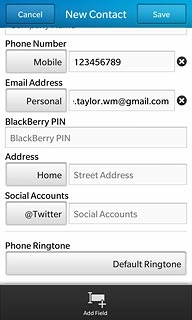 Press the field below Phone Ringtone.