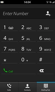 Press Dialling Pad.
