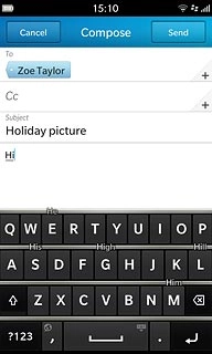 Press and hold space until the keypad is hidden.