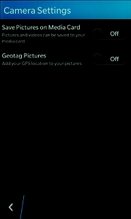 To select the memory card:Press the indicator next to Save Pictures on Media Card to turn on the function.