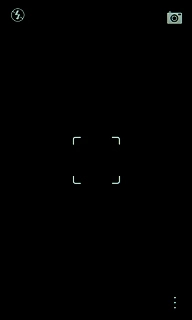 If the camera is turned on:Press the camera icon.