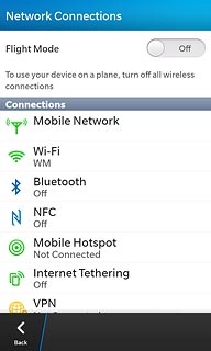 Press Internet Tethering.If it's the first time you use tethering:Follow the instructions on the display to establish a USB connection to the computer.