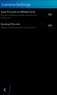 Press the return icon.