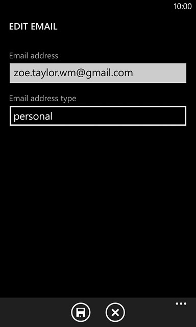 Press the save icon.