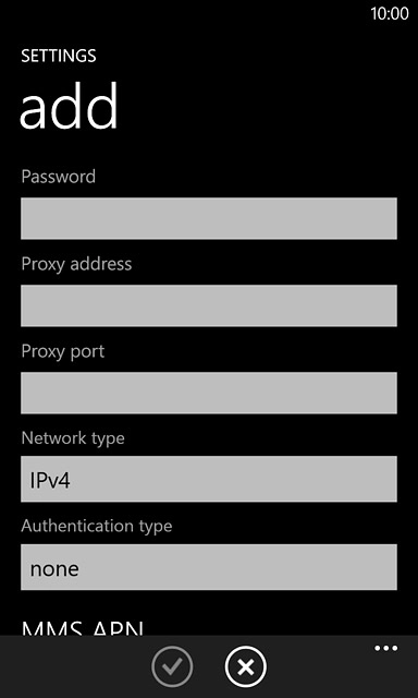 Press the field below 