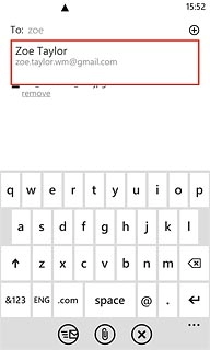 Press the required contact.