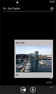 Press the send icon.