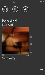 To go to the previous audio file:Press arrow left twice.