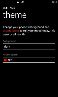 Press the field below 