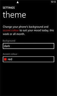 Press the field below 