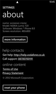 Press reset your phone.