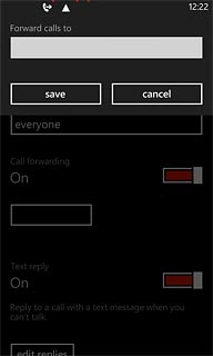 Key in the required number and press save.