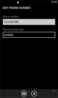 Press the field below 