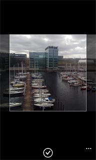Drag the frame to the required position to select the required section.