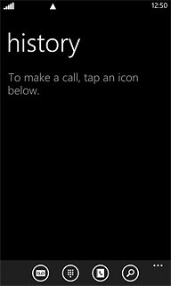 Press the voicemail icon.