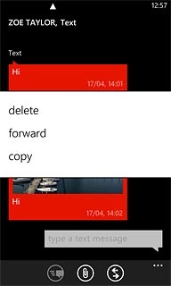Press forward.Key in the first letters of the required contact.Matching contacts are displayed.