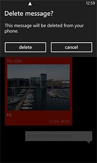 Press delete to confirm.
