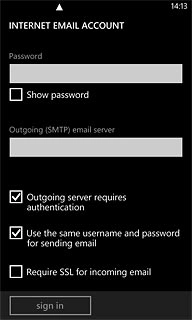 Press Require SSL for incoming email and Require SSL for outgoing email until the function is turned off.
