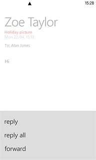 Press forward.Key in the first letters of the required contact.Matching contacts are displayed.