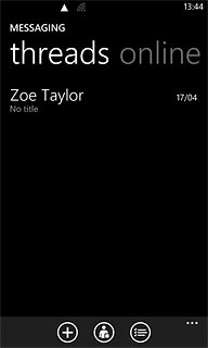 Press the new message icon.