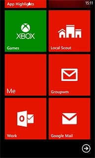 Press the required email account.