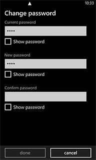 Press below the field below 