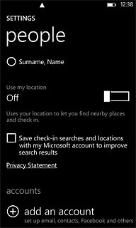 Press add an account.