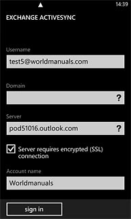 Press the field below 