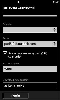 Press the field below 