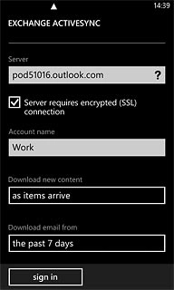Press the field below 