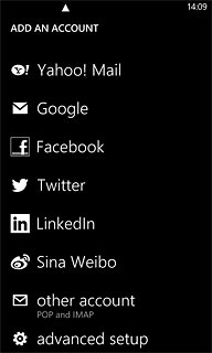 Press advanced setup.