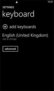 Press add keyboards.