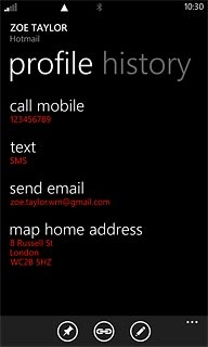 Press the dots in the bottom right corner of the display.