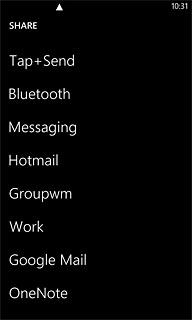Press Tap+Send.Hold the back of your phone close to back of the receiving device.Follow the instructions on the display to finish the transfer.