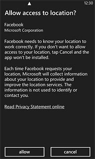 Press allow to confirm.Wait while the application is downloaded and installed.