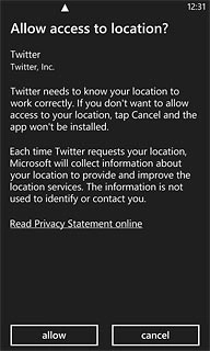 Press allow.Wait while the application is downloaded and installed.