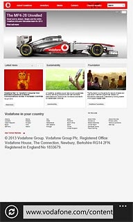 Press the address bar.