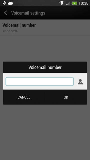 Key in +61414121121 and press OK.