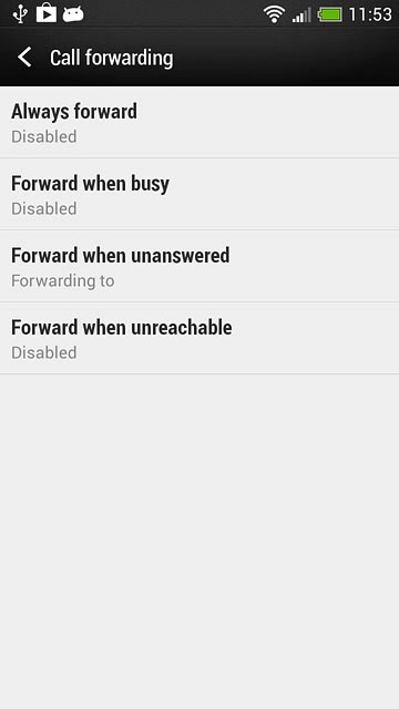 Forward when unanswered