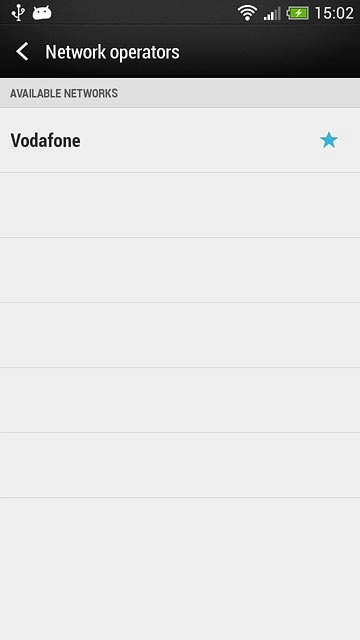 Press the required network.The display will tell you if you have access to the network you've chosen.