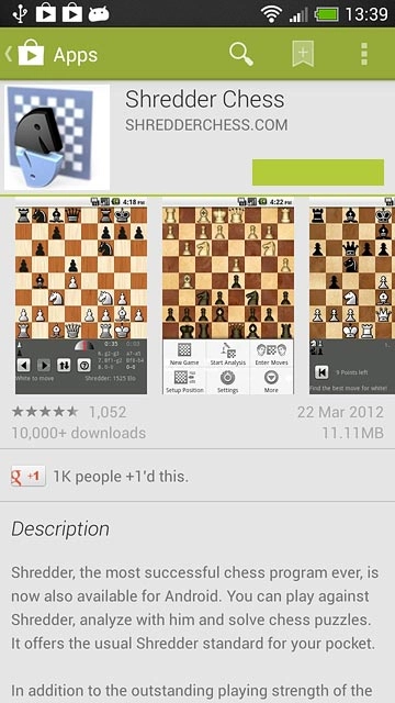 To buy an app:Press the price.